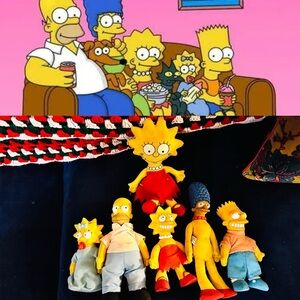 VINTAGE 1990’s THE SIMPSONS DOLL TOY LOT